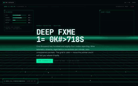 Animated capture of Hero_V04_CyberScannerHUD
